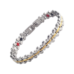Elegant Magnetic Therapy Butterfly Bracelet Stainless Steel Minimalist Health Accessory For Women Men Gift