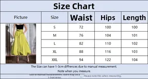 Tableau des tailles pour pantalons cargo avec mesures de taille, hanches et longueur