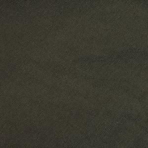 Vue macro détaillée de la texture du tissu sergé vert olive foncé pour robe évidée
