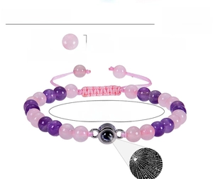 Paramètres détaillés du bracelet en améthyste avec pierre de projection en 100 langues