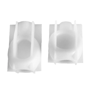 Silicone mouse head candle holder mold for DIY plaster aromatherapy base crafts