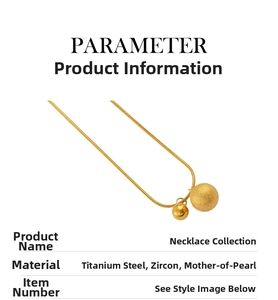 Detailed macro view of the double ball pendant necklace with matte and polished finishes
