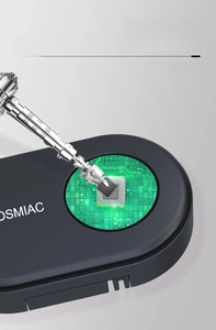 Makroaufnahme des Ultraschall-Schädlingsbekämpfers mit intelligenter Hochfrequenz-Chip-Technologie