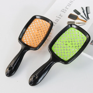 Set spazzole per capelli ventilate con design a nido d'ape per massaggio cutaneo