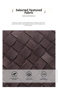Close-up of the deep brown matte suede texture and hand-woven Intrecciato pattern