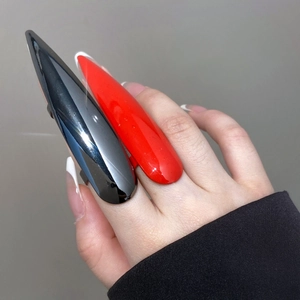Anillo de Uña Largo Puntiagudo de Metal Gótico para Unisex Punk Finger Armor Claw Ring Halloween Cosplay Costume Joyería