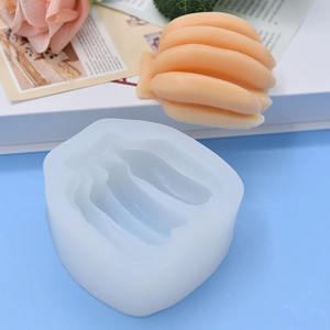 Silikonform im Bananen-Design für DIY-Kuchen und handgefertigte Kunsthandwerke