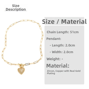 Detail view of heart pendant necklace with OT toggle clasp and 51cm chain dimensions