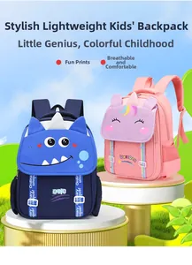 Detail of ergonomic padded straps and breathable mesh pockets on kids backpacks