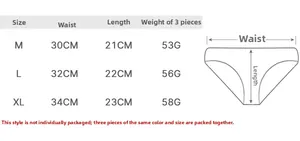 Guide des tailles détaillé pour culottes en dentelle avec mesures de taille et longueur