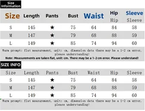 Detailed size chart with measurements for the slim fit long sleeve maxi dress