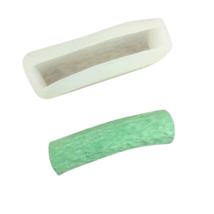 Silicone mold for DIY starfruit shaped candles and soaps with translucent white finish