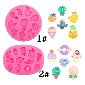 Tropical Fruit And Sweet Dessert Silicone Molds For Cake Decoration Fondant Chocolate Candy Resin DIY Craft Baking Tools