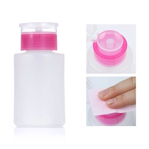 Flacone Dispenser A Pompa Per Solvente Per Unghie Plastica Smerigliata Per Manicure Trucco