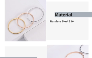 Detailed close-up of 316 stainless steel bracelets with CNC rhinestone inlay craftsmanship