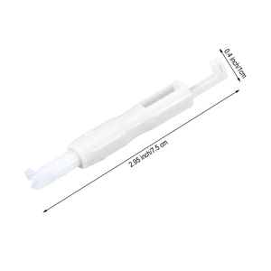 White automatic needle threader tool for sewing machine length 7.5cm and width 1cm