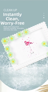 Waterproof 6x4 inch building block photo frame shown splashing in water for easy cleaning