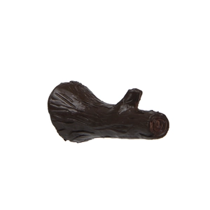 Realistic resin miniature tree trunk branch model with dark brown wood texture