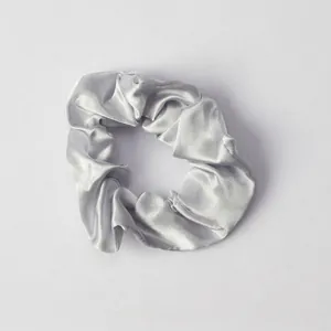 Satin Hair Scrunchies French Vintage Elastic Hair Ties Soft Silk-Like Ponytail Holder Hair Accessories For Women Daily Styling