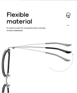 Flexible metal temples of cat eye sunglasses showing extreme durability and elasticity