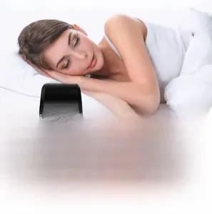 Smart fitness tracker showing sleep monitoring data and heart rate analysis details