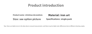 Detailed product specifications and size guide for glitter Christmas ball ornaments