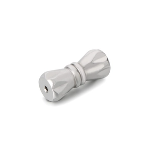 Silver hourglass screw clasp connector for pearl necklace and DIY jewelry crafts