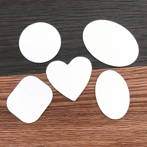 Glass Mirror Lens DIY Jewelry Accessories For Makeup Mirrors Heart Round Oval Square Shapes Reflective Decorative Material