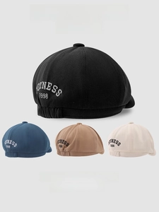 Children's newsboy cap in four colors featuring NESS 1998 embroidery for daily wear