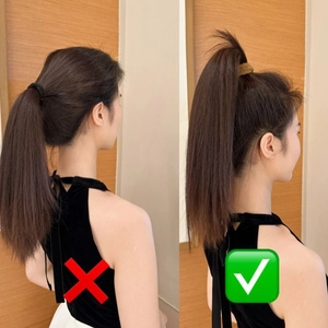 High-elasticity hair tie for high ponytail volume support with durable elastic band