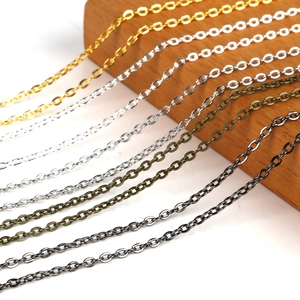 DIY Schmuckherstellung Metallgliederkette O-Form Halskette Armband Verlängerung Zubehör Handgefertigtes Handwerk