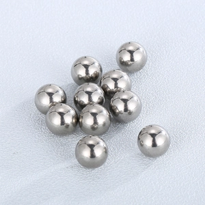 Polished silver stainless steel small hole beads for DIY necklace jewelry making