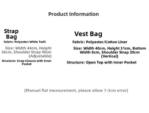Detailed size and material specifications for Korean style floral canvas shoulder bag