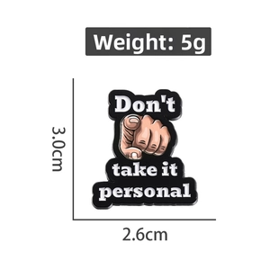 Detailed size chart showing 3.0cm height and 2.6cm width for this enamel pin badge