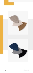 Close-up of thick wool knit texture and vertical ribbed pattern on outdoor winter beanies