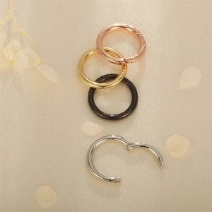 U-förmige Hufeisenkarabiner in Gold, Roségold, Schwarz und Silberfarben verfügbar