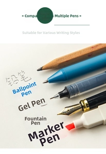 Thickened blank notebook paper for writing and sketching nicely with multiple pen types.