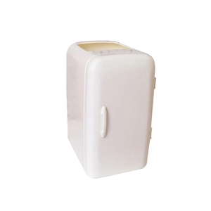 White mini retro refrigerator pen holder creative desktop storage box with single door