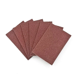 Set di 6 spugne abrasive marroni per la rimozione della ruggine e pulizia cucina