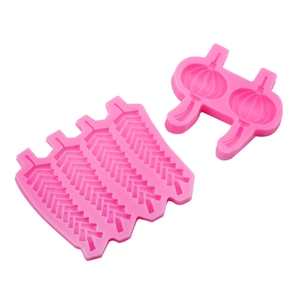 Moule en silicone pour décorations de gâteaux en forme de lanternes et pétards