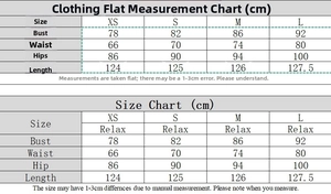 Size chart for luxury black sexy bodycon dress showing bust waist and hip measurements