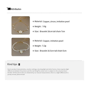 Guide des tailles et spécifications détaillées pour bracelets perle Camélia