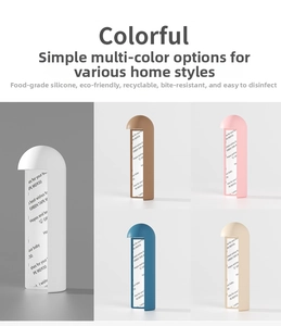 Protezioni angolari in silicone a forma di L in cinque colori con nastro adesivo