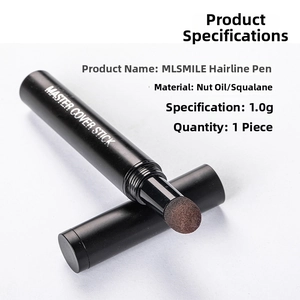 Detailed view of the black hairline contouring stick showing the soft sponge applicator