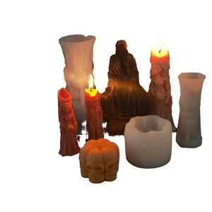 Halloween skelet bruid en bruidegom siliconen mal voor DIY geurkaarsen maken