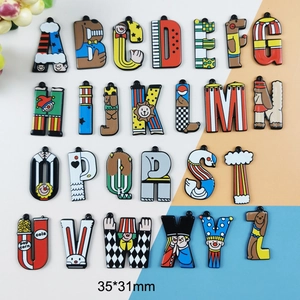 26 kleurrijke circusdieren alfabet bedeltjes voor DIY-sieraden en hangers maken