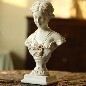 European style white Venus resin bust sculpture statue for luxury home decor