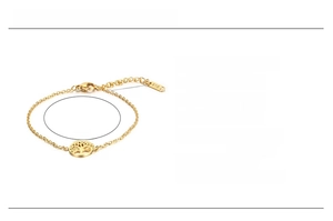 Detailed spec sheet for Tree of Life titanium steel bracelet with size 17 plus 3cm