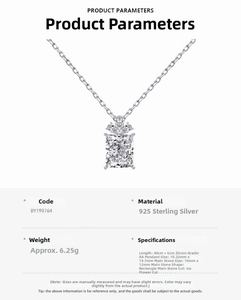 Macro shot of S925 silver perfume bottle pendant with rectangle ice flower cut zircon