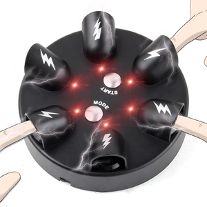 6-player electric shock lie detector toy with start and mode buttons on white background
